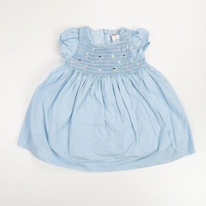 Gymboree Ice Cream Social Sky Smocked Dress